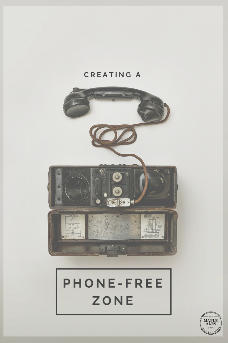What Happened When We Created a Phone-Free Zone — Maple Alps